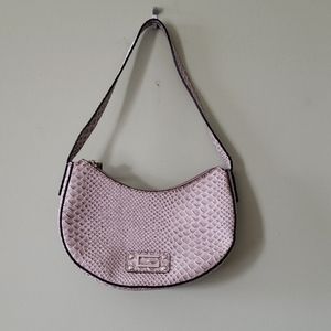 GUESS Snakeskin Shoulder Purse